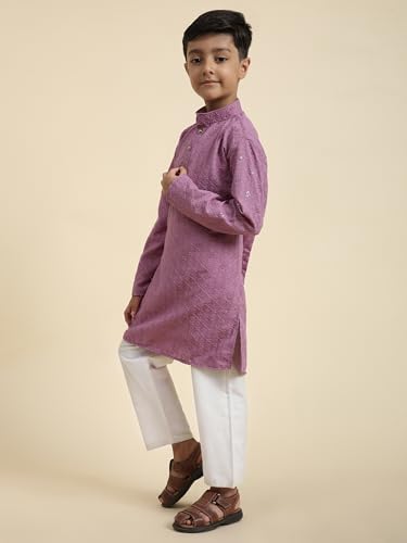 Image of Pro-Ethic Style Developer Boys Cotton Kurta Pajama For Kid's Ethnic Wear | Cotton Kurta Pajama (S-227)