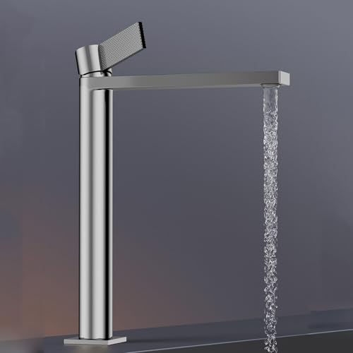 Mitigeur de lavabo chaud froid gris MOCHAMIK pour une salle de bain zen - 2