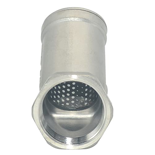 Image of 1-1 /4 inch WYE Strainer Mesh Filter Valve,800WOG Y-Spring NPT Female Check Valve,Stainless Steel SS316 CF8M