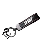 Porte clés de Moto Porte clés en Fibre de Carbone de Qualité pour Yamaha YZF R7 YZF R3 YZF R6 YZF R15 YZF R25 YZF R7 R1 R1M R3 R6 R15 R25 Supérieure, Anneau en D, Anti Perte Porte clés Accessoire