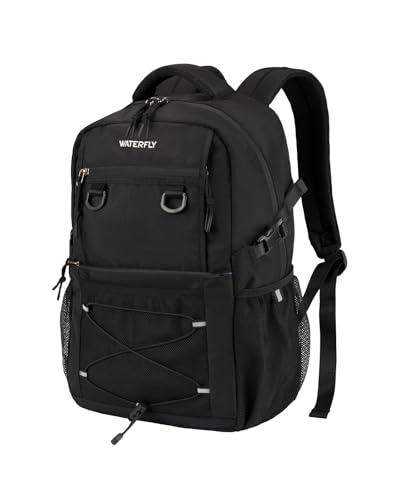WATERFLY Travel Hiking Casual Backpack: 22L Lightweight Everyday Outdoor City Daypack College Bookbag for Women Men