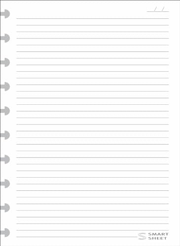 Refil Caderno Inteligente 90g 300 Folhas Pautado 10 Furos