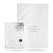 Becko US 18’’ X 24’’ (100 Count) Self Seal Clear Poly Plastic Bags with Suffocation Warning for Shipping, Packaging Clothes, Backpacks, Bedding, Dustproof & Permanent Adhesive