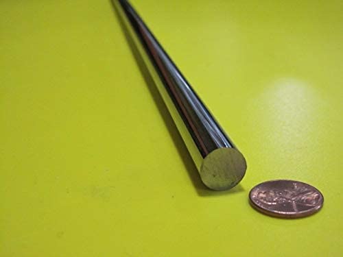 Chrome Plated 1045 Carbon Steel Shaft .500" (1/2") Diameter x 24" Long 1 pc