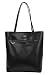 Obosoyo Women's Handbag Genuine Leather Tote Shoulder Bags Soft Hot Black