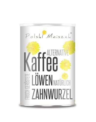 Alternativer Kaffee - Löwenzahnkaffee / 100% natürlich/Röstgrad - mittel/koffeinfrei / 1 Dose - enthält 150 g/vegan/ohne Zusatzstoffe/gemahlene und geröstete Wurzel der Pflanze.