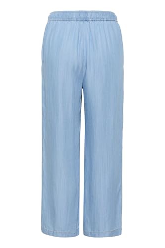 Culotte pants cropped anti-compression avec taille élastique ajustable - 6