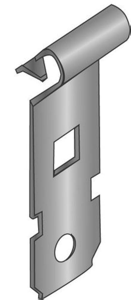 モーリス　LZ Morris Products Z Purlin Angled Flange Hanger – Fits 1/16”-1