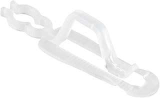 Rocky Mountain Goods Universal Outdoor Christmas Light Clips - Gutter and Shingle Clip Hooks for Holiday Lights - Hangers for C7, C9, Mini Lights, and Icicle Lights - No Tools Needed - Pack of 100