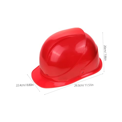 Casco de seguridad para construcción rojo SHINEOFI de alta protección ABS 2