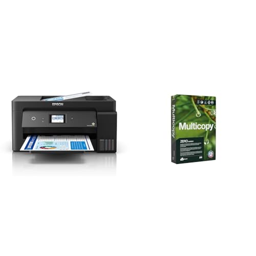 Epson EcoTank ET-15000 A3 Print/Scan/Copy Wi-Fi Ink Tank Printer, With Up To 2 Years Worth Of Ink & Multicopy Zero A4 80gsm Printer Paper - 1 Ream (500 sheets)