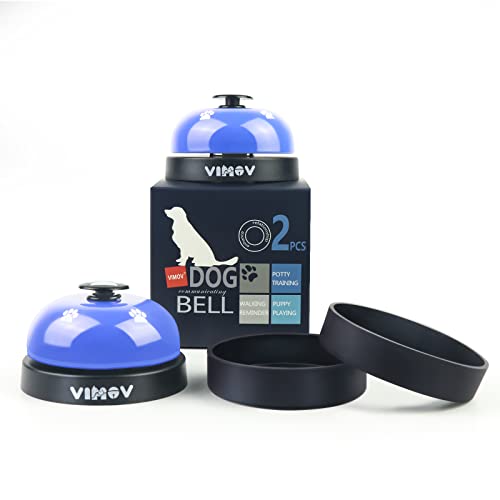 VIMOV Pet Training Bells, Set of 2 Dog Bells for Potty Training and Communication Device Blue… - Image 8