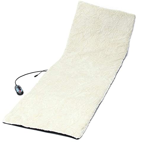 Image of Full Body Vibration Massage Mat with Heat, Foldable Massage Mattress, Soft Plush Massage Pad with Hand Controller, Multi-Zone Vibration Massage Mat for Home, Sofa, Bed and Floor