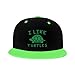 I Like Turtles Snap Back Hat Boys Girls Fashion Hip Hop Adjustable Flat Bill Hat Green