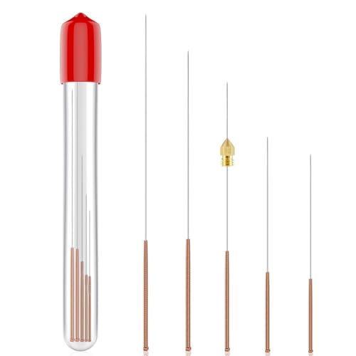 Quasarion ノズルクリーニングニードル3Dプリンターノズルクリーニングキットステンレス針ズル掃除浚渫針3D...