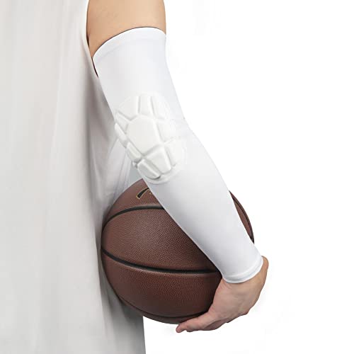 Blaward 2 Pack Basketball Shooter Arm Sleeves Compression Elbow Pads Crashproof For Golf Football Volleyball For Youth Adult #TOP2