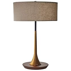 Amazon Brand - Rivet Mid-Century Modern Curved Table Desk Lamp