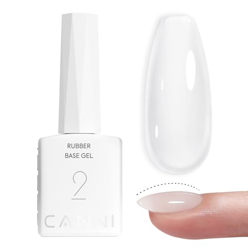 CANNI Base Rubber para Esmalte de Uñas en Gel Semipermanente
