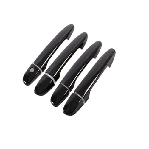 Autocollant poignée de porte voiture Mazda 2 Demio 2009-2017 couvercle noir brillant