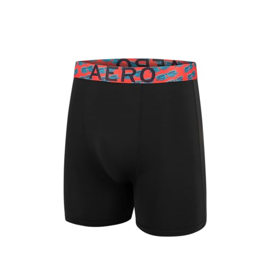 Aeropostale Mens Boxer Briefs 4 Pack Poly Spandex Performance Boxer Briefs Underwear2