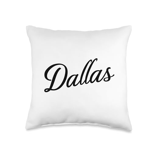 Dallas Texas Retro Vintage Lone Star State Austin Houston Throw Pillow
