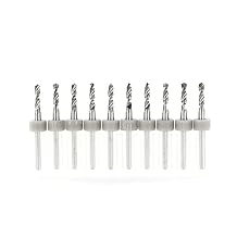 10PCS PCB Drill Bit for Drilling Print Circuit Board Carbide CNC Machine Mini Drill Bits,2.1mm
