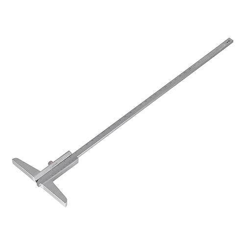 Pied à Coulisse de Profondeur Jauge de Métal 0.02mm Micromètre de Haute Précision Pied à Coulisse Outil de Mesure Pied à Coulisse de Profondeur (0-300)