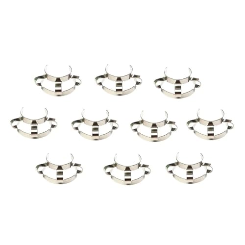 Clips métalliques 24/29 et 24/40 pour joints rodés en verre de laboratoire
