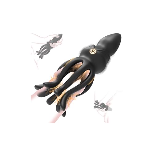 Male Masturbator Adult Toys for Men Male Sex Toy with 9 Vibrating Mode,Anal Butt Plug Prostate Massager Tentacle Pocket Pussy Mens Penis Vibrator,Clit Nipple Stimulation BDSM Sex Toy for Men Women