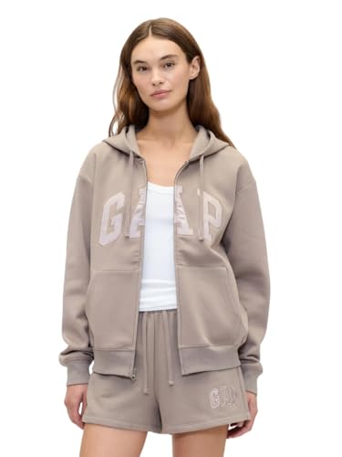 Image of GAP Women's Logo Hoodie Hooded Full Zip Sweatshirt