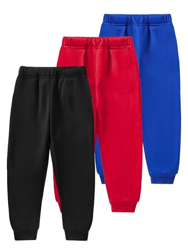 Image of Kuchipoo Boys Regular Fit Track Pants - Pack of 3