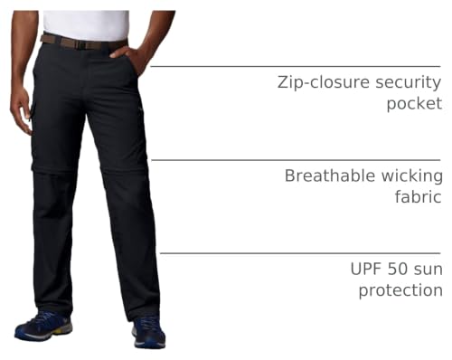 Image of Columbia Men's Silver Ridge Convertible Zip Off Hiking Pants | Ripstop, Easy Zip-Off, Quick Drying, Extended Fit Available