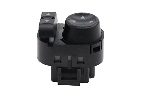 NewYall 901-182 Front LH Left Driver Side Door Power Mirror Control Switch Button for 2007-2014 Silverado/Sierra 2500 HD 3500 HD 2007-2013 Silverado/Sierra 1500 Replaces 22883768 25778970