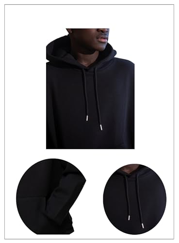 Quokka Men's Hoodie - Cozy & Durable Fall & Winter Clothing for Mens Black4