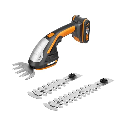WORX Set Sculpte-Haies et Taille-Herbes sans Fil 20V WG801E, taille-haies