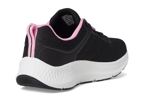 Skechers Women's Go Run Consistent 2.0 Duval Sneaker, Black/Pink, 5.5 Wide