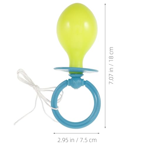 Image of IMIKEYA Halloween Oversized Pacifier for Cosplay Party Decoration, Funny Photo Booth Prop Large Pacifier Novelty Costume Accessory Jumbo Pacifier B