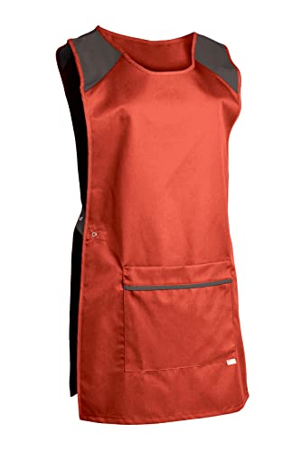 Tablier chasuble réglable par pattes à pressions avec grande poche