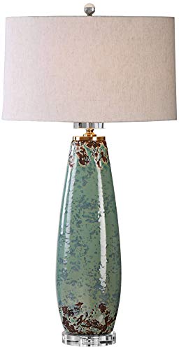 Uttermost Rovasenda Pale Mint Green Ceramic Table Lamp - Thumbnail 2
