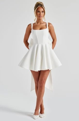 Corset Homecoming Dresses for Teens Satin with Bow Short Prom Cocktail Dress for Women3