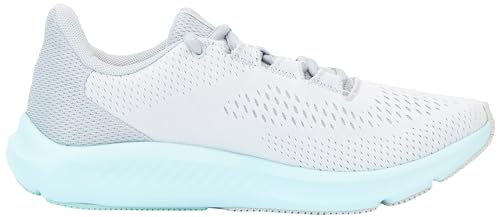 Under Armour Ua W Charged Pursuit 3 Bl, Zapatillas Mujer, Mod Gray Halo Gray Neo Turquoise, 44.5 EU - imagen 4