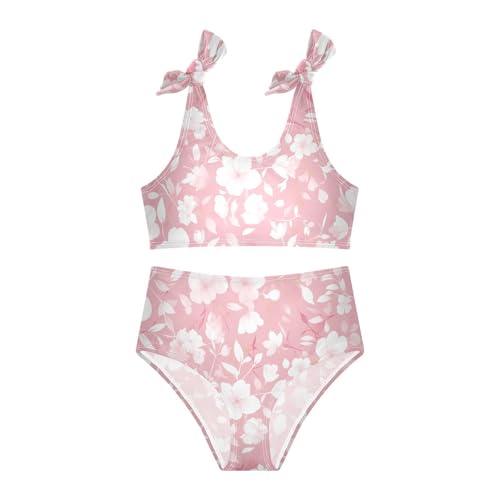 KLL Seamless Pattern Mexican Tacos Quesadillas Girl Two Piece Bikini Sets Scoop Neck Beach Swimwear Bathing Suit3