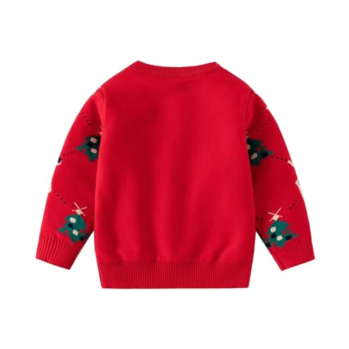 Image of Ugly Christmas Sweater for Girls Funny Xmas Knit Pullover Shirts Kids Child Holiday Jumper Tops Outfit 2-14 Years