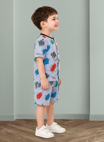 Image of 3BROS Baby Boys & Baby Girls Cotton Hosiery Clothing Set Half Sleeves T-shirt with Matching Pants (DB20HS6027 Parent)