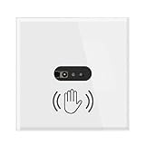 EINSTELLBARE EMPFINDLICHKEIT UND VERZÖGERUNGSZEIT: Die Lichtempfindlichkeit und die Zeitverzögerung können selbst eingestellt werden. Empfindlichkeitsbereich einstellbar und Empfindlichkeit von 30% bis 100%. Der Lichtschalter des Anwesenheitssensors verfügt über eine variable Zeitverzögerung von 5 bis 7 Minuten