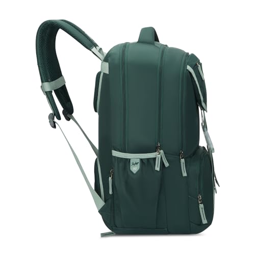 Image of Skybags Sizzler Pro 39L Casual Backpack for Boys & Girls with 3 Compartments & Adjustable Strap | Insulated Tiffin Pouch | Rain Cover | Aer-Zone Back Panel | Perfect for School & Travel - Unisex