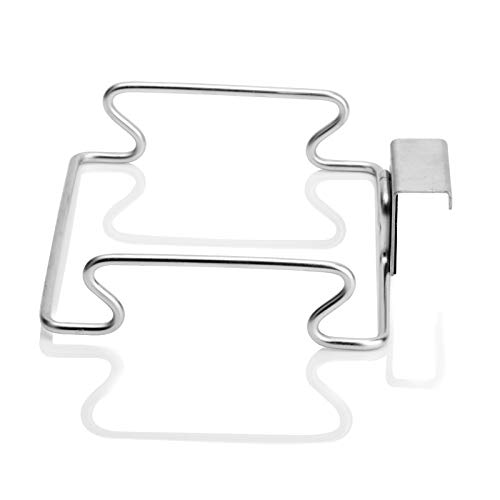 Large Stainless Steel Trash Bag Holder, FayTun Over Door Plastic Bag