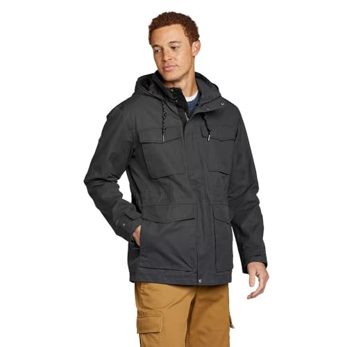 Eddie Bauer Men's Everson Waterproof Rain Parka, Storm, X-Large