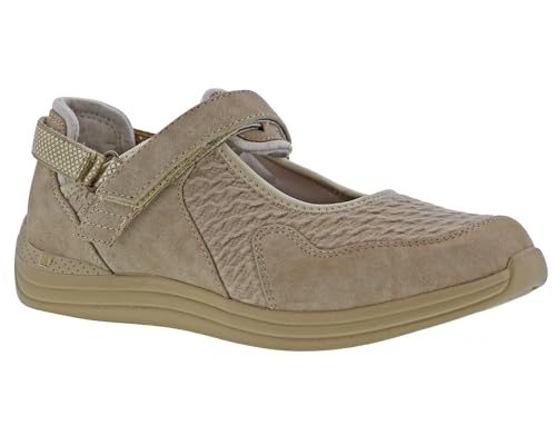 Image of Drew Women's Buttercup Mary Jane Sneaker with Adjustable Strap Strech Upper Comfortable Walking Shoe