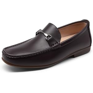 Bruno Marc Men's Dress Loafers Slip On Casual Driving Loafer 13 Coffee